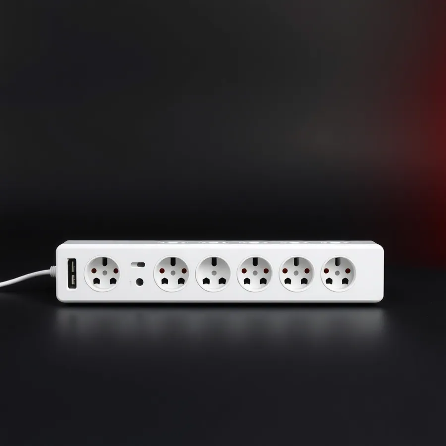 Belkin 8-Outlet Surge Protector with USB-C & USB-A (UK Plug, 2m)